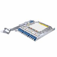 Cassette Lisa splicing ouv gauche 24FO 12 LC/UPC TIA G.652D SM H+S