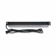 PDU 19" 1U multiprises 9 prises - voyant LED - Fiche C14 Lg 2, 3m - Infrastructure 19 pouces professionnelle