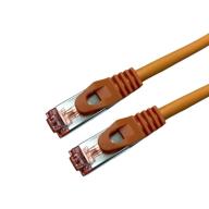 CAT6A SSTP LSOH orange Snagless avec fiche de test - 50m
