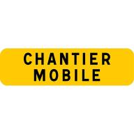 Panonceau pour panneau temp KM9 900x250 Cl.1 "Chantier mobile"