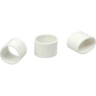 Bague PLIO Markers Ø6mm Lg 10mm blanc /Qté 100