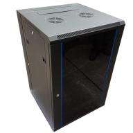 UPTEC - Coffret mural pivotant 19" 18U 600mm - 3 parties