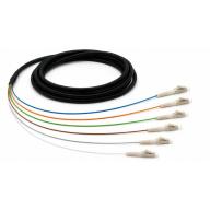 Câble 6FO OM3 LC/1 côté nu - 150m