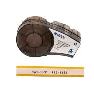 Étiquettes auto-protégées BRADY BMP21/M210/M211 B-427 - 25,40mm x 4,30m Noir sur blanc transparent