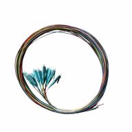 Pigtail LC multimode OM3 longueur 1,5 m - lot de 12 couleurs