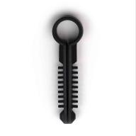 Pontet cheville rond noir TED - Ø6-7mm /Qté 200