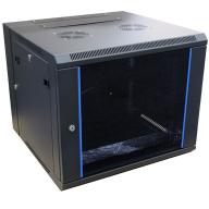 UPTEC - Coffret mural pivotant 19" 9U 600mm - 3 parties - Infrastructure 19 pouces professionnelle