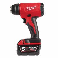 Décapeur thermique sans fil MILWAUKEE 18 V avec 2 batteries 5 Ah