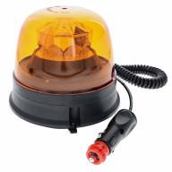 Gyrophare LEDS 12-24V base magnétique + prise allume-cigare