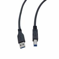 Cordon USB 3, 0 ALgB M/M Lg noir Lg 1m