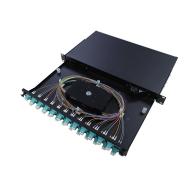 HSD -Tiroir optique 24 LC DX OS2/APC équipé 24T LC/APC DX & 48P