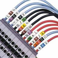 Bague PLIO-M-Markers M-60 blanc - chiffre 0 /Qté 100