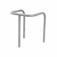 Arceau de protection urbain gris format trépied 850x650x650cm