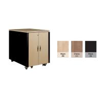 UPTEC v2 Baie insono. 17U L750 P1130 H1000 finit. bois 3 vent. Maple - Infrastructure 19 pouces professionnelle