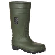 Bottes sécurité PVC vert semelles PVC nitrile S5 SRC Classic T.36