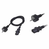 Cordon secteur 2P+T droit/C13 droit Lg 0, 60m