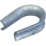 Cosse-cœur en C Ø8-15mm pour ancrage spiralé