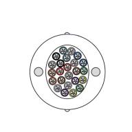 Câble FTTH Riser Colonne montante G657A2 - Modulo 6 - 36FO - au mètre