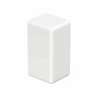 Embout pour moulure 10x20 mm blanc /Qté 10