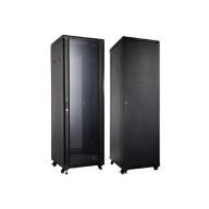 UPTEC - Baie 19" 24U 600x600 (charge 800kg) porte avant vitrée - Infrastructure 19 pouces professionnelle