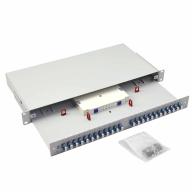 Tiroir 19" coulissant 1U 24FO SC/APC SX SM - Assemblé