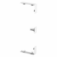 Couvre-joint pour Rapid 45-2 simple 168x55x15 PC/ABS blanc /Qté 6