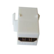 Keystone plastique blanc HDMI 1.4 type AA F/F