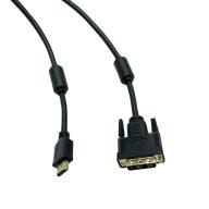 Cordon DVI-D M single link (18+1) - HDMI M - 1, 8m