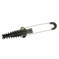 AC560 140 : Pince d'ancrage pour câble FO rond Ø 5-6mm - Anse inox