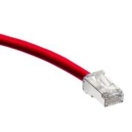 LEVITON - Cordon CAT6A S/FTP LSZH - rouge - 3m