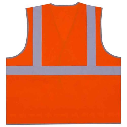 Gilet haute visibilité orange Cl - Vêtement haute visibilité
