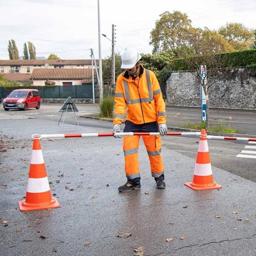 Barre de signalisation TED® exte - Sécurité sur chantier - Balisage