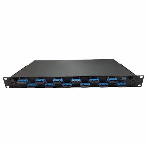 Tiroir fibre optique multimode é - Tiroir optique 19" coulissant