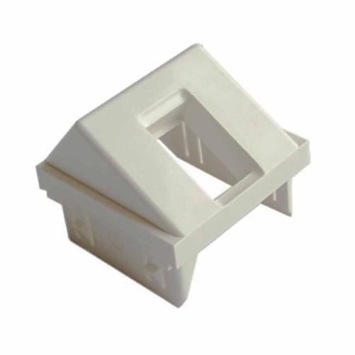 Plastron RJ45 incliné 45x45 1 po - Prise RJ45