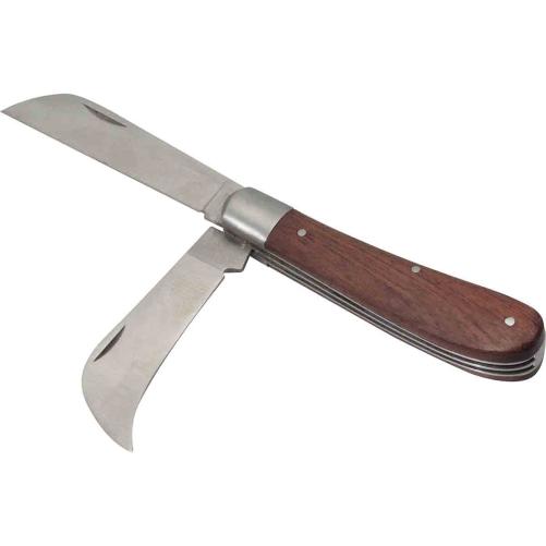 Couteau électricien 2 lames manc - Outil de coupe
