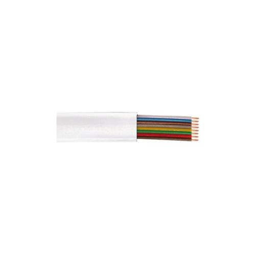 Câble plat téléphonique ivoire 8 - Câble téléphonique