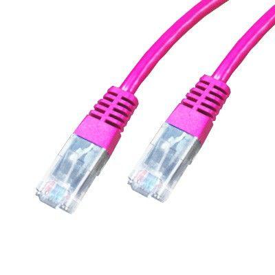 Cordon CAT6 UTP Rose - 30m - Cordon RJ45 CAT6