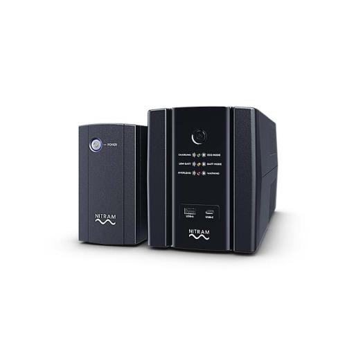 NITRAM Onduleur Tour 1500VA 900W - Onduleur