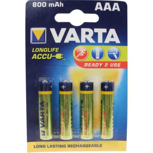 Accu VARTA LR3/AAA - 800mAh 1,2V - Electricité et fourniture électrique