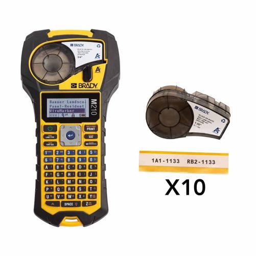 Pack BRADY M210 + 10 rubans B-42 - Etiqueteuse Brady