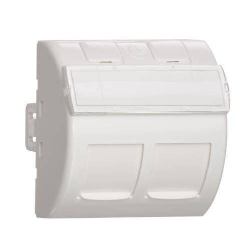 LEVITON - Plastron Incliné Doubl - Prise RJ45