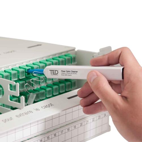 Stylo nettoyage pour férules TED - Préparation du connecteur