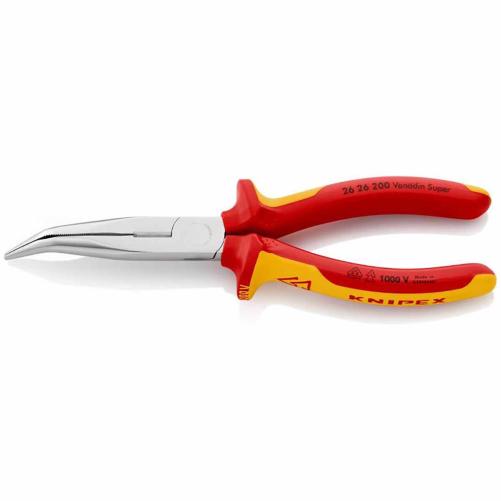Pince à bec coudée KNIPEX isolée - Outil isolé