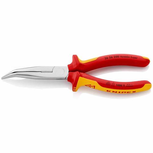 Pince à bec coudée KNIPEX isolée - Outil isolé