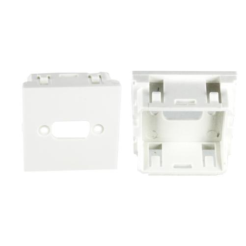 Plastron 45x45 vide - Prise RJ45