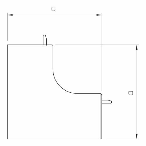 Angle intérieur pour moulure 40x - Moulure et goulotte