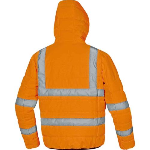 Doudoune à capuche haute visibil - Vêtement haute visibilité