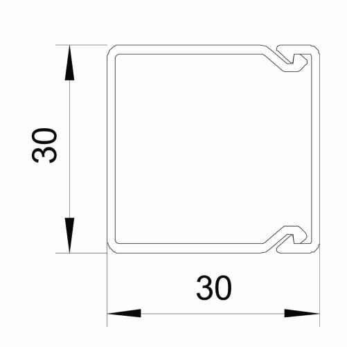 Moulure distribution 2m 25x40 do - Moulure et goulotte