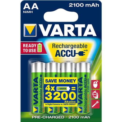 Accu VARTA LR6/AA - 2100mAh 1,2V - Electricité et fourniture électrique