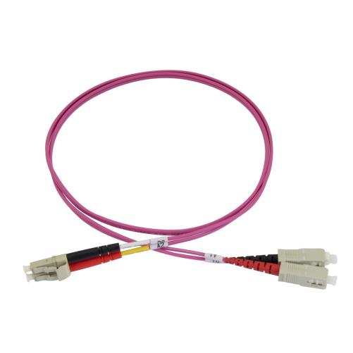 Cordon fibre LC/PC–SC/PC 1 m – d - Cordon optique